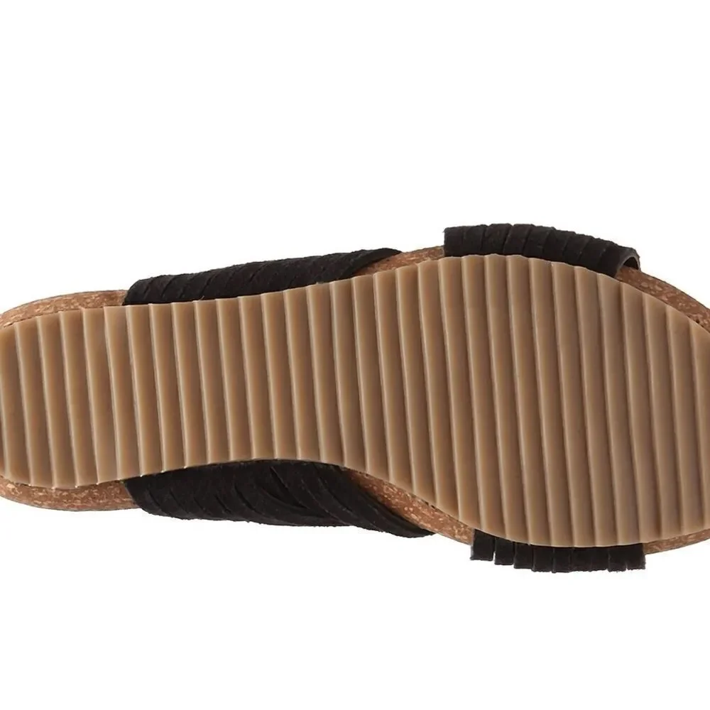 Matisse leather‎ black sandal “Cole” Size 8.  B57
